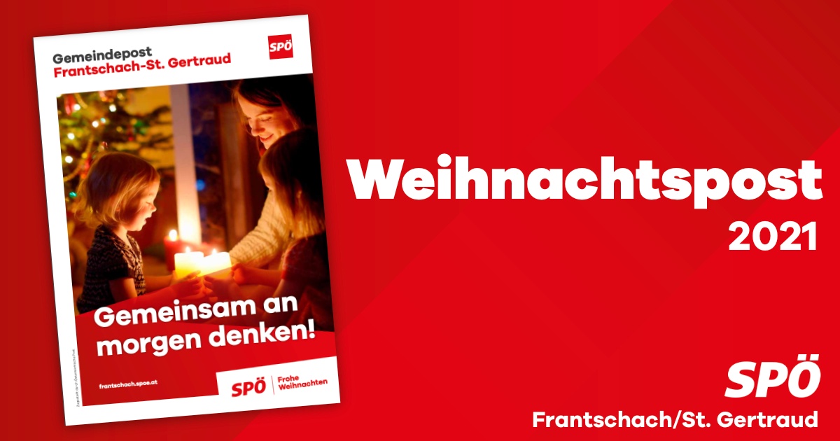 SP&Ouml; Weihnachtspost 2021