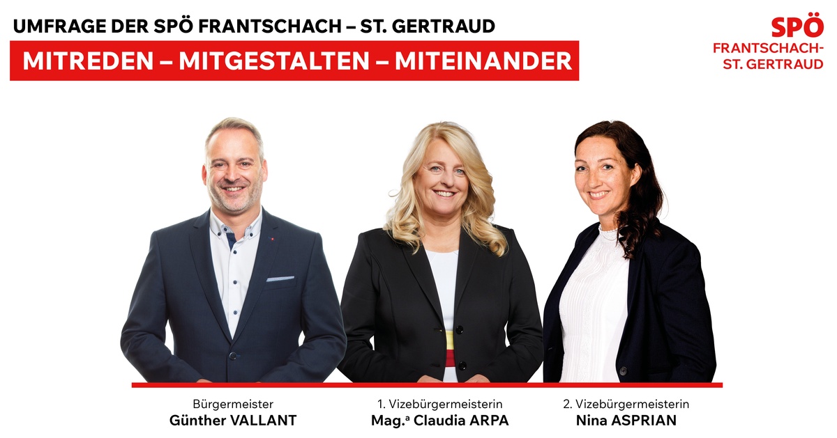 Umfrage der SP&Ouml; Frantschach-St. Gertraud