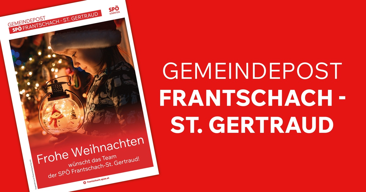 Gemeindepost Frantschach &ndash; St. Gertraud &ndash; Dezember 2025