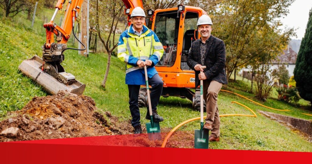 Spatenstich f&uuml;r Glasfaser-Ausbau
